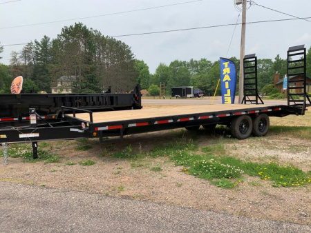 New 2026 Quality Steel 102  x 22 +4' Deck Over 14K Equipment Trailer