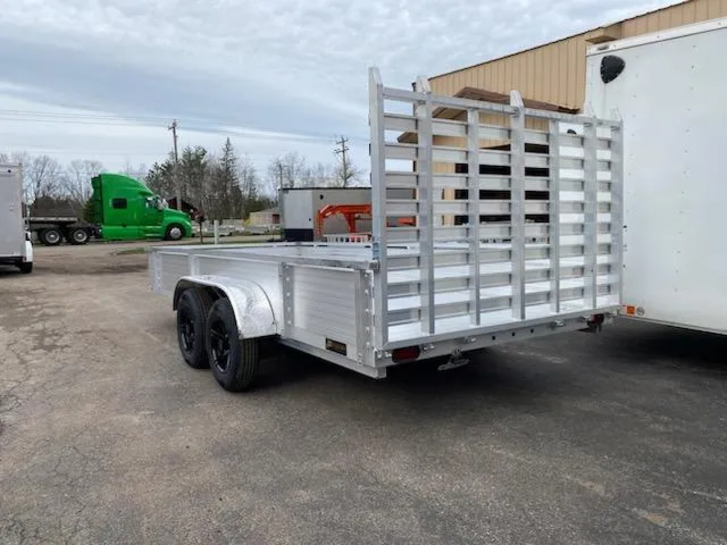 New 2025 Paraiso Global 7' x 16' -18" HSS 7K Utility Trailer