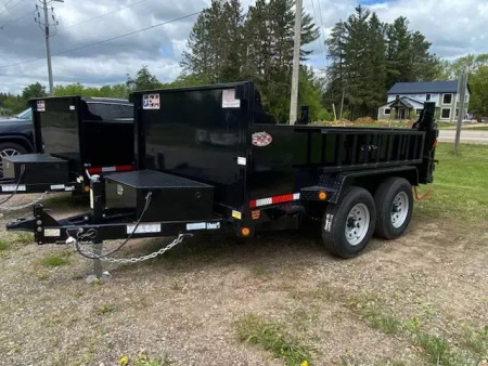 New 2026 Quality Steel 6 X 12' Low Profile 10k Dump Trailer