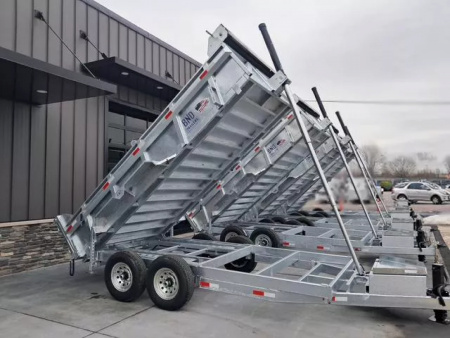 New 2025 BND Trailers 7' X 14' 14k Dump Trailer