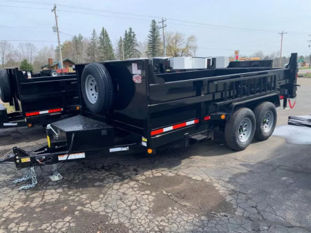 New 2026 Quality Steel 83  x 14' Low Profile 14k Dump Trailer