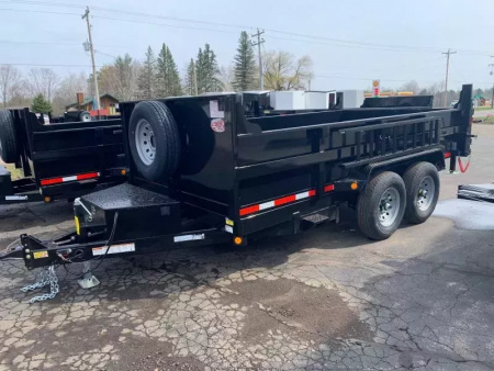 New 2026 Quality Steel 83  x 14' Low Profile 14k Dump Trailer
