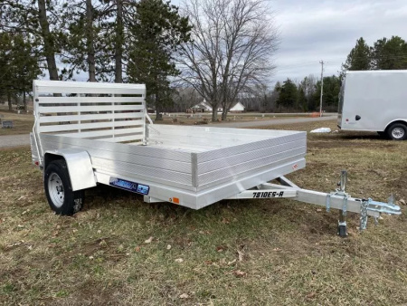 New 2026 Aluma 78  X 10' ESA -12  Solid Sides Utility Trailer