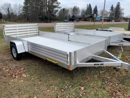 New 2026 Aluma 81  X 14' -12  HSS/ ATV RAMPS Utility Trailer