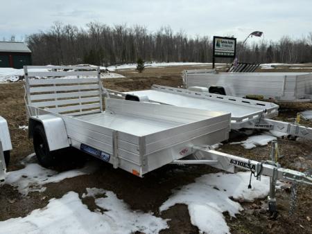 New 2026 Aluma 63  X 10' ESA -12  Solid Sides Utility Trailer