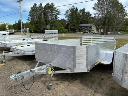 New 2026 Aluma 77  x 12' -24  High Sides Utility Trailer