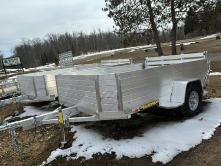 New 2026 Aluma 77  x 10' -24  High Sides Utility Trailer