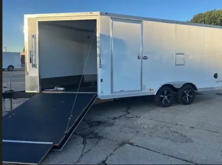 New 2026 American Hauler 8.5' x 22' 7k Sport Hawk Snowmobile Trailer