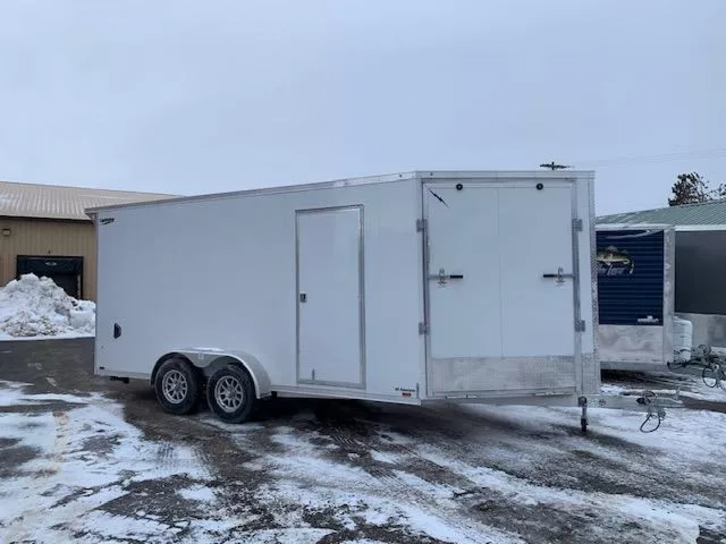 New 2026 Lightning Trailers 7' x 16' Snowmobile Trailer
