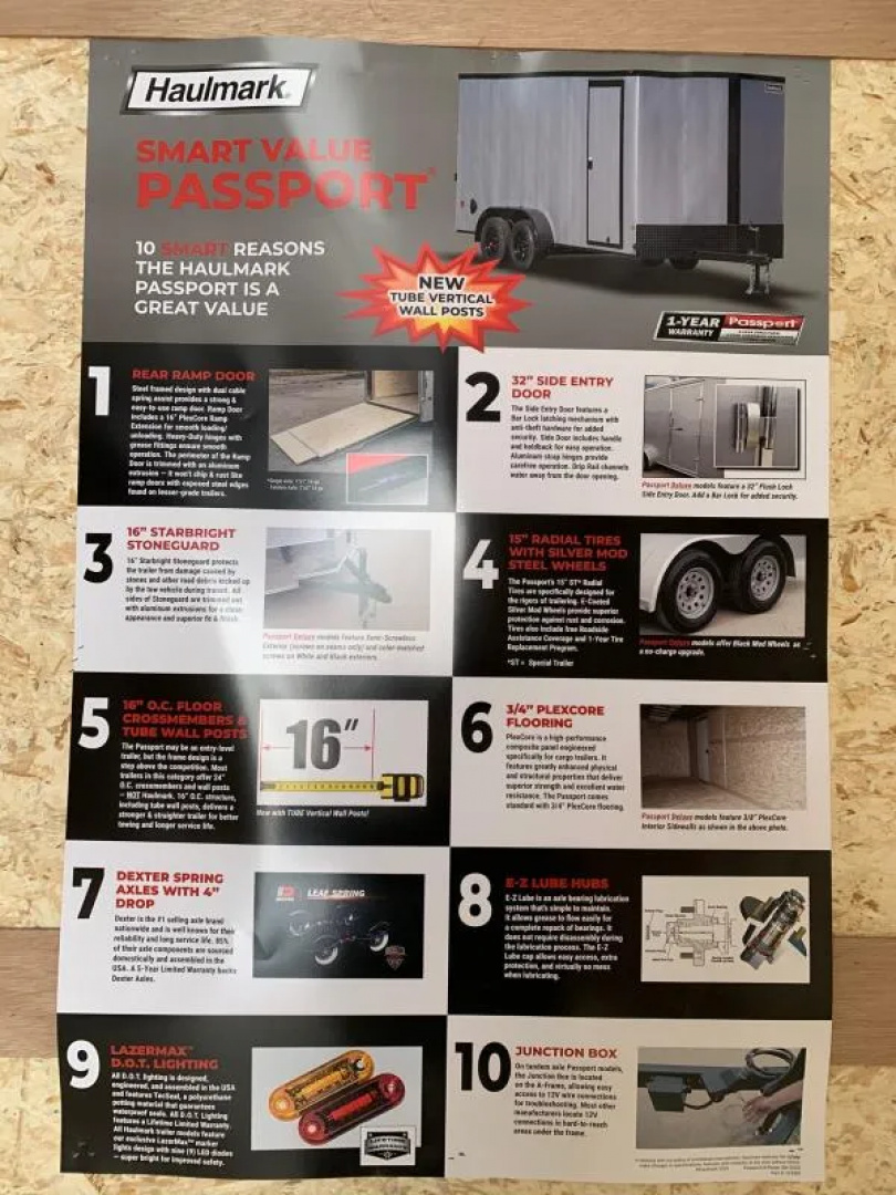 New 2026 Haulmark Passport 8.5' x 20' 10k Enclosed Trailer