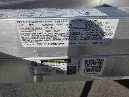 New 2027 Aluma 8014TG Utility Trailer