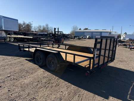 New 2026 Load Trail 7-16 Tandem Axle Ramp Gate Utility 7K GVWR
