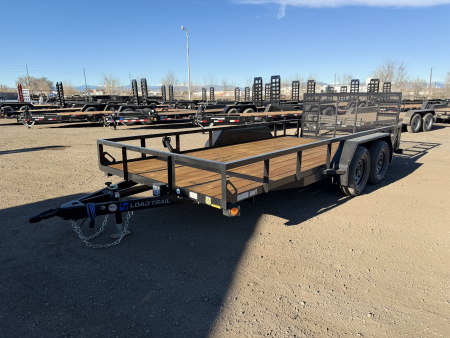 New 2026 Load Trail 7-16 Tandem Axle Ramp Gate Utility 7K GVWR