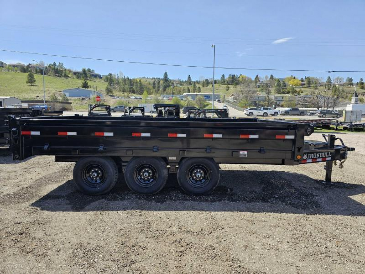 New 2026 Iron Bull 8x16 21k Deckover Dump Trailer