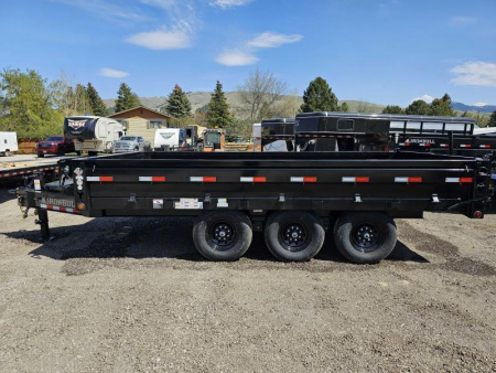 New 2026 Iron Bull 8x16 21k Deckover Dump Trailer