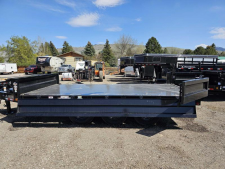 New 2026 Iron Bull 8x16 21k Deckover Dump Trailer