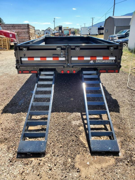 New 2026 Iron Bull 8x16 21k Deckover Dump Trailer