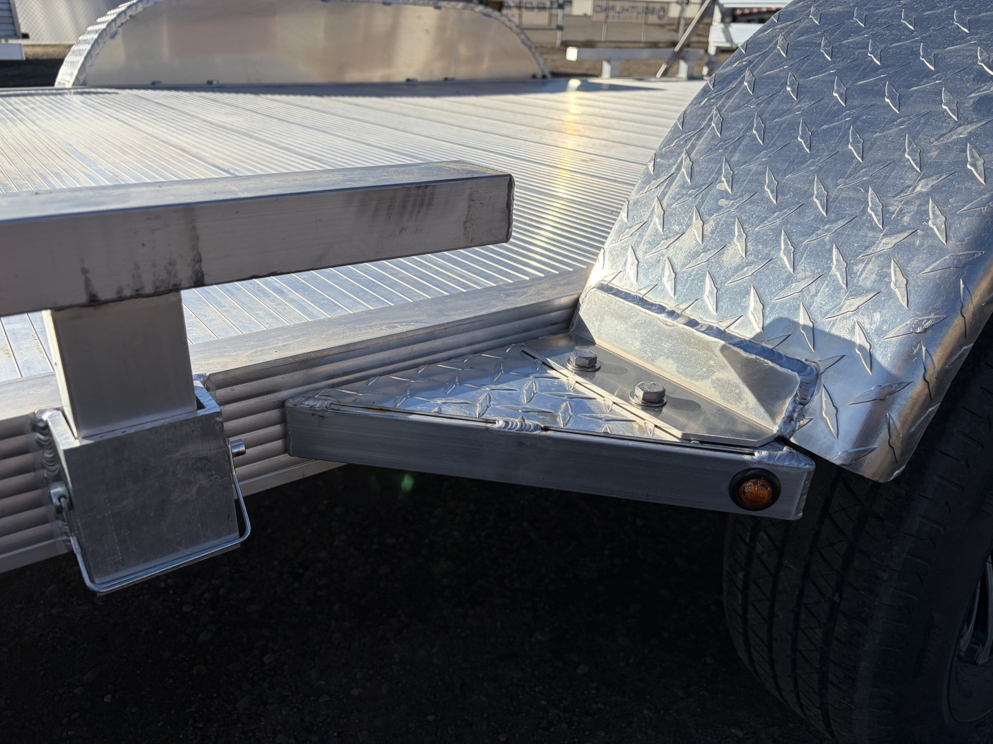 New 2026 Silverwing 7x14 Tandem Axle Aluminum Utility Trailer