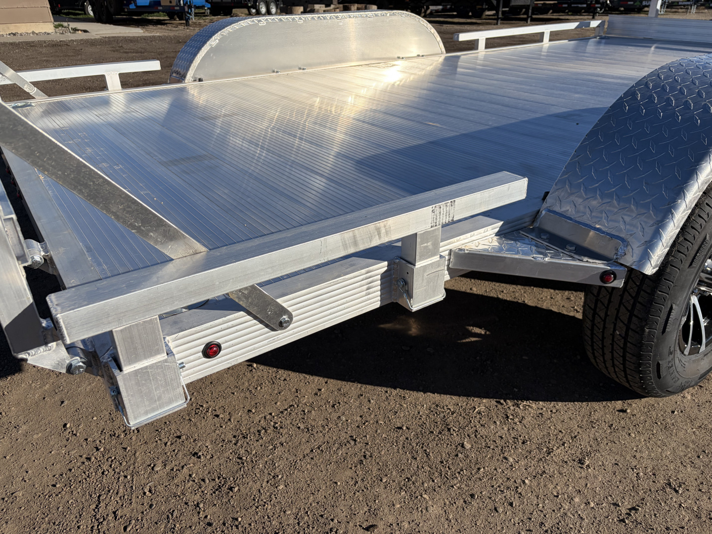 New 2026 Silverwing 7x14 Tandem Axle Aluminum Utility Trailer