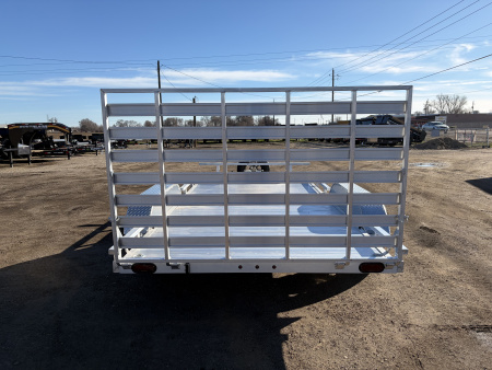New 2026 Silverwing 7x14 Tandem Axle Aluminum Utility Trailer