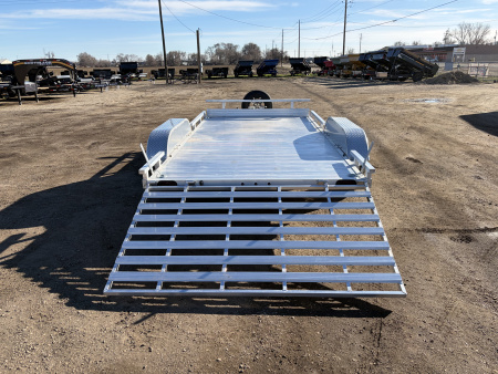New 2026 Silverwing 7x14 Tandem Axle Aluminum Utility Trailer