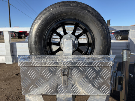 New 2026 Silverwing 7x14 Tandem Axle Aluminum Utility Trailer