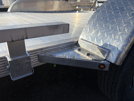 New 2026 Silverwing 7x14 Tandem Axle Aluminum Utility Trailer