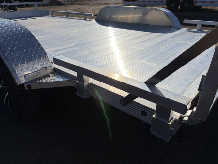 New 2026 Silverwing 7x14 Tandem Axle Aluminum Utility Trailer