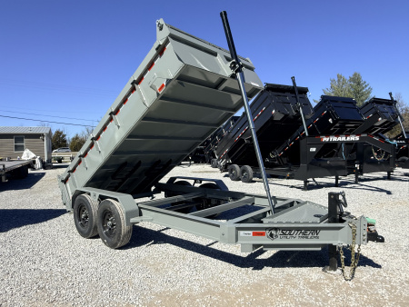 New 2026 Southern Utility 7X14 2FT WALL TELESCOPIC DUMP (14K GVWR) Dump Trailer