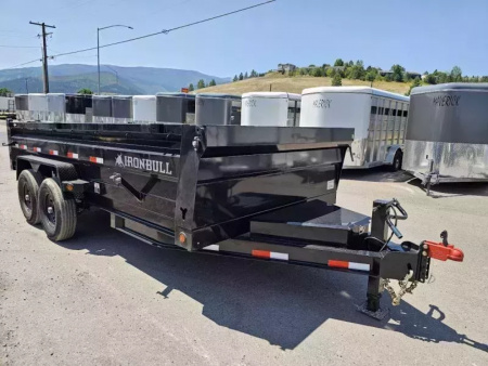 New 2026 Iron Bull 7x16 15k Dump Trailer