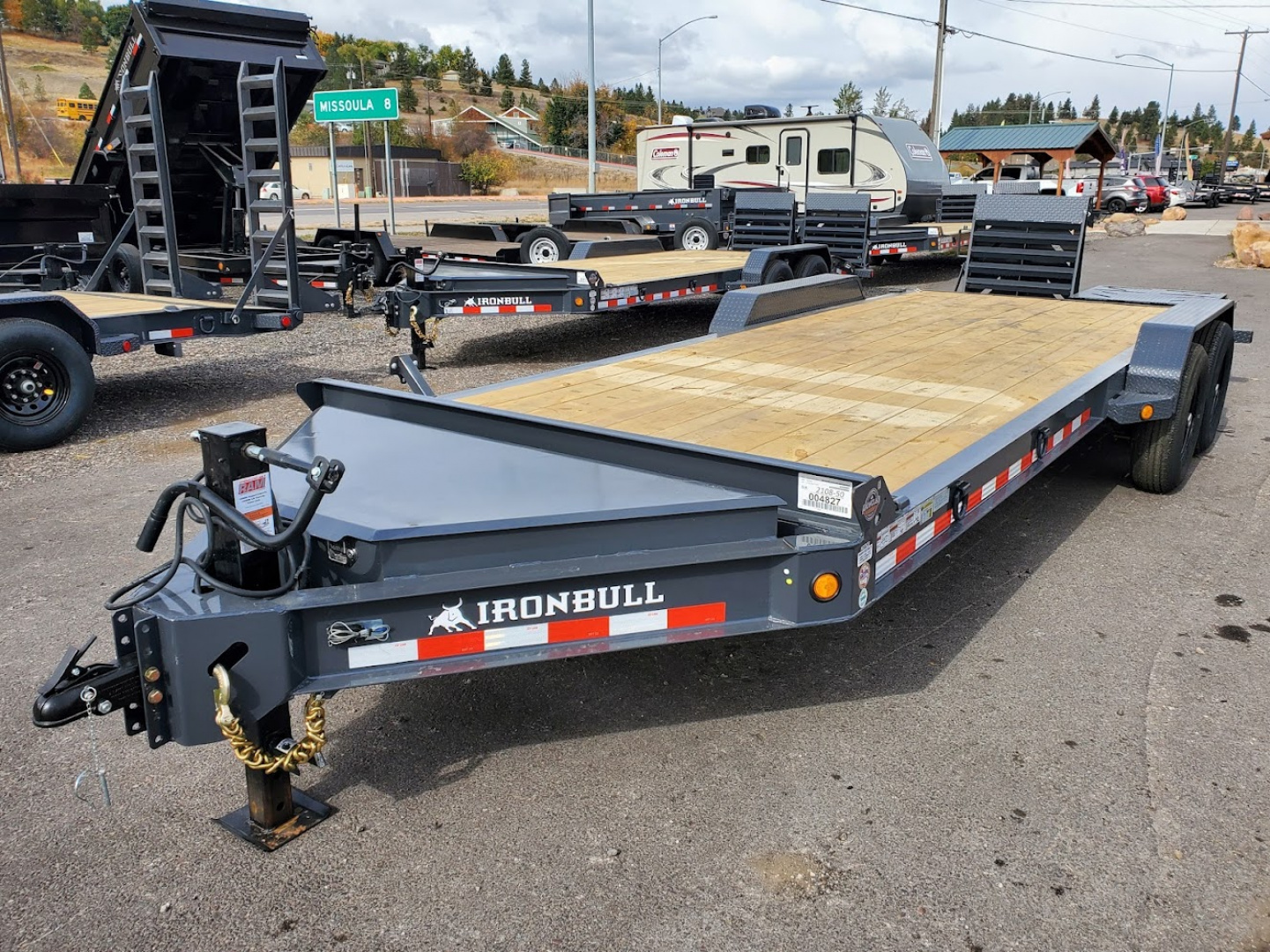 New 2026 Iron Bull 83x22 14k Equipment Trailer