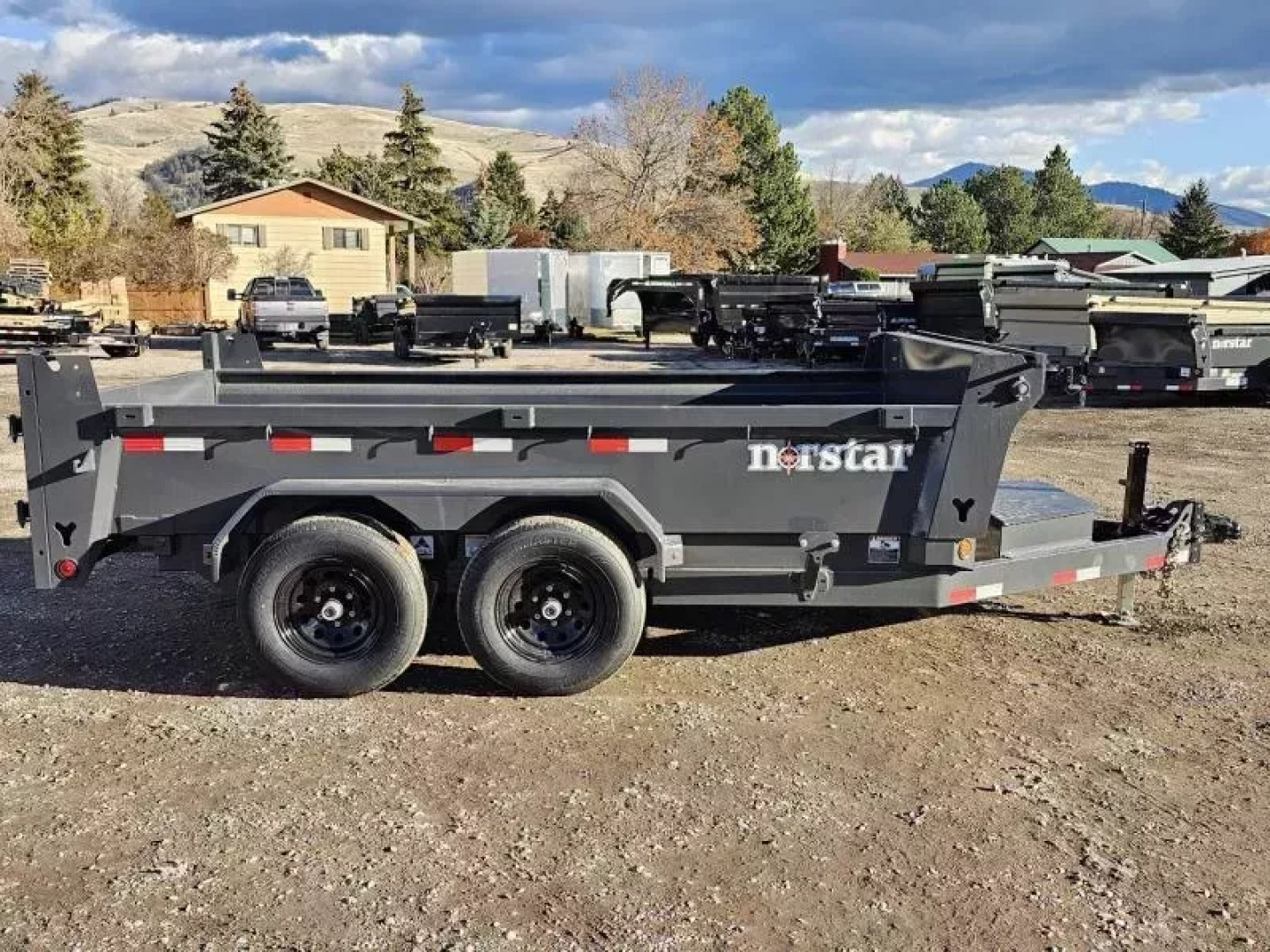 New 2026 Norstar 6x12 10k Dump Trailer