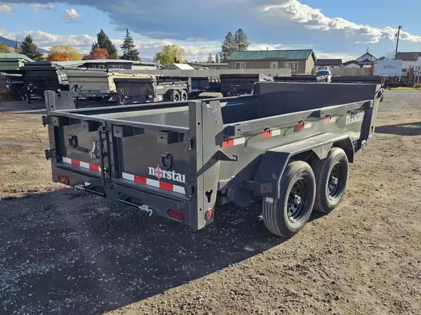 New 2026 Norstar 6x12 10k Dump Trailer