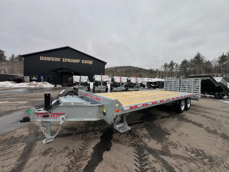 New 2026 Triumph 102X25 Deckover/ Max Wedge Ramps / Galvanized/ Hydro Jack/ Oil Bath hubs/ 20k GVW