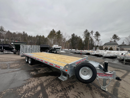 New 2026 Triumph 102X25 Deckover/ Max Wedge Ramps / Galvanized/ Hydro Jack/ Oil Bath hubs/ 20k GVW