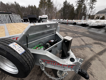 New 2026 Triumph 102X25 Deckover/ Max Wedge Ramps / Galvanized/ Hydro Jack/ Oil Bath hubs/ 20k GVW