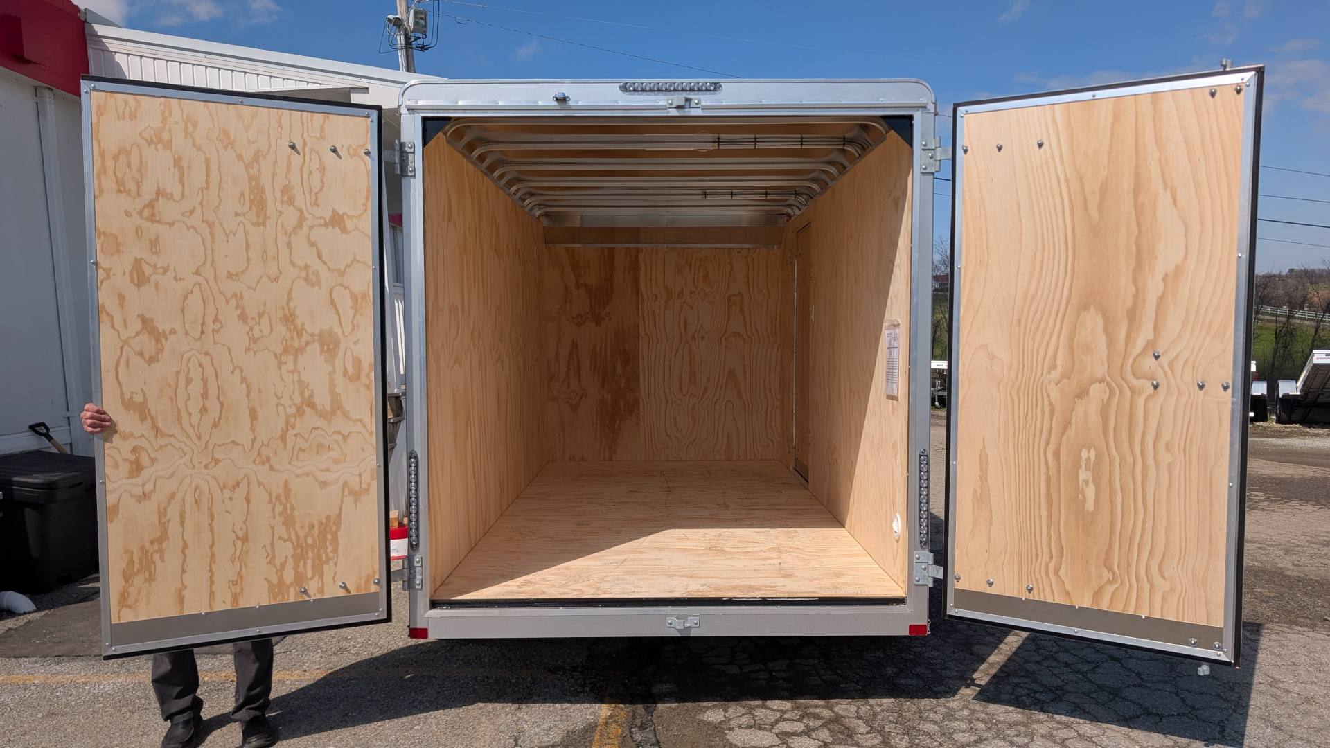 New 2026 Car Mate 7x14 HD Sportster Cargo Trailer w/ Barn Doors