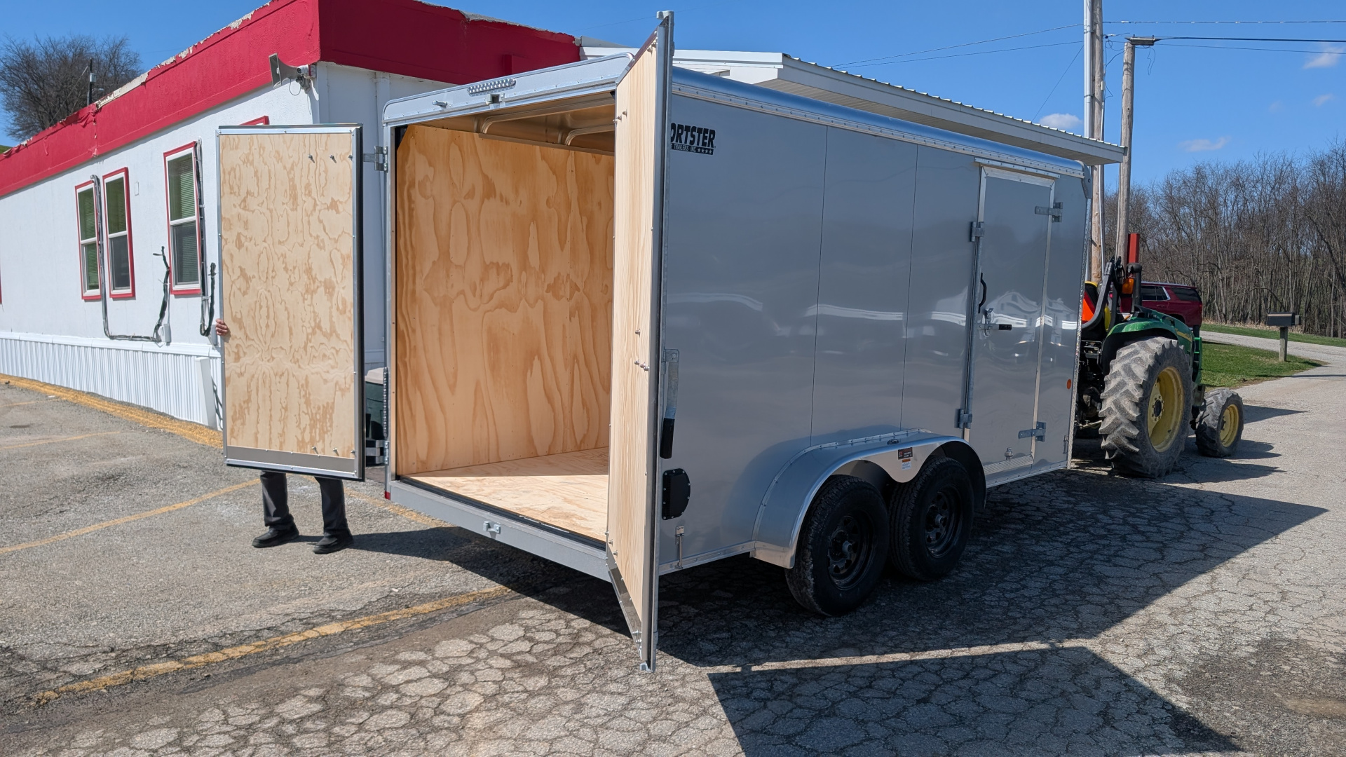 New 2026 Car Mate 7x14 HD Sportster Cargo Trailer w/ Barn Doors