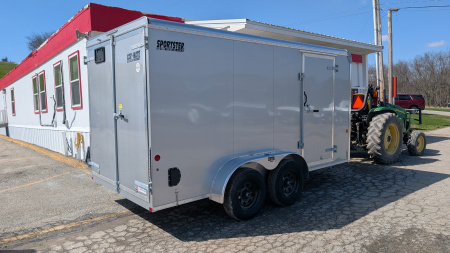 New 2026 Car Mate 7x14 HD Sportster Cargo Trailer w/ Barn Doors