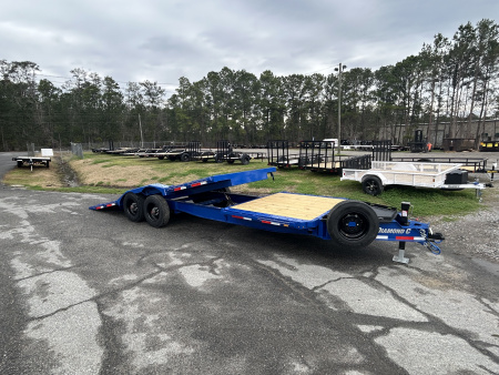 New 2026 Diamond C Trailers HXD 8.5x24 Tilt Trailer, Drive Over Fenders, 10K Axles, #17,640 Payload