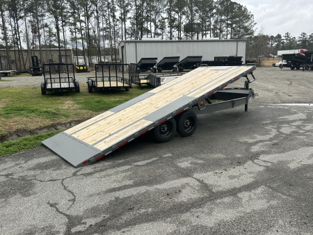 New 2026 Diamond C DET 8.5X22 Tilt Trailer , Power Up & Down, Hydraulic Jack, 8K Axles # 13,140 Payload