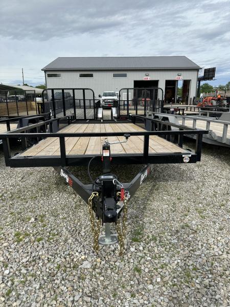 New 2026 Liberty LU7K83X20C4 Utility Trailer 83X20 TA (GVW: 7000) MIDNIGHT BLACK