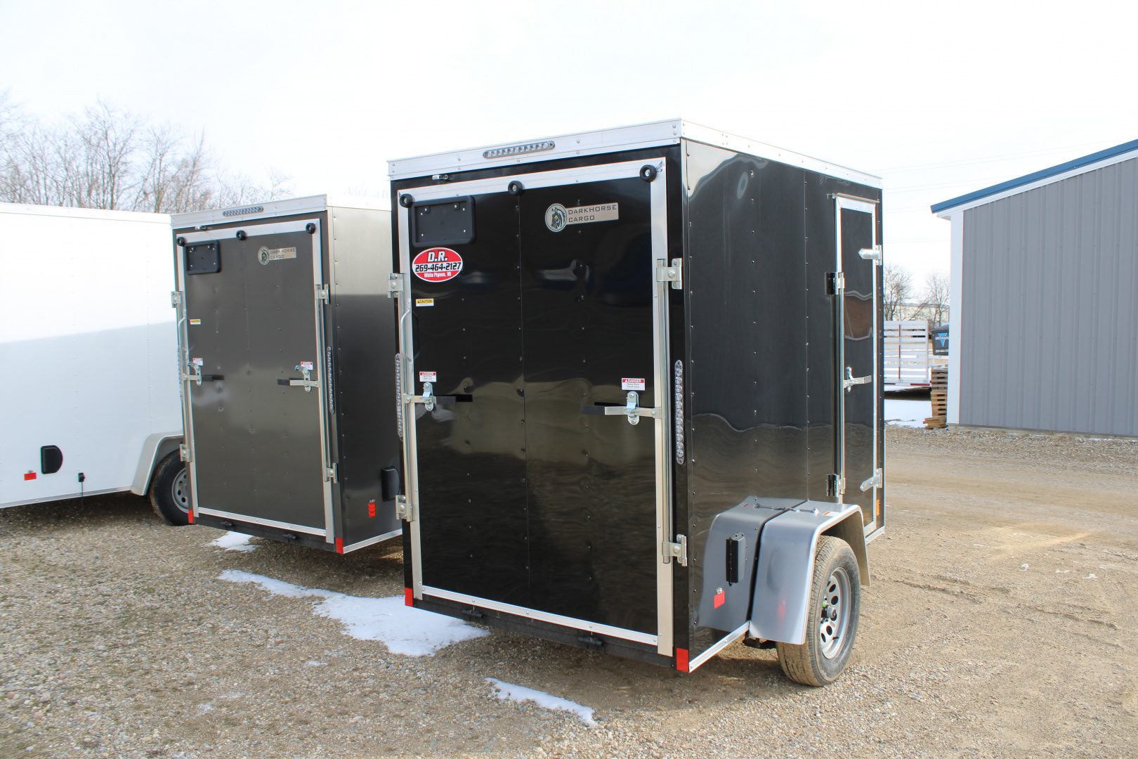 New 2026 Darkhorse Cargo 5X8 RD WITH 7' INTERIOR HEIGHT STOCK ID 6116 Cargo / Enclosed Trailer
