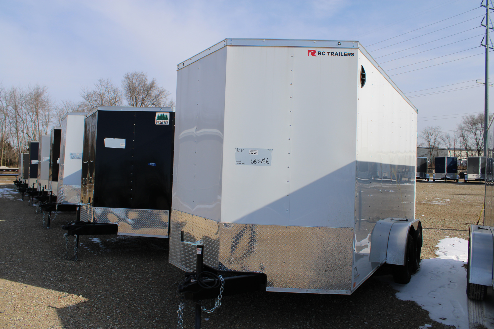 New 2026 RC Trailers 7X14 DD WITH 7' INTERIOR HEIGHT STOCK ID 6149 Cargo / Enclosed Trailer