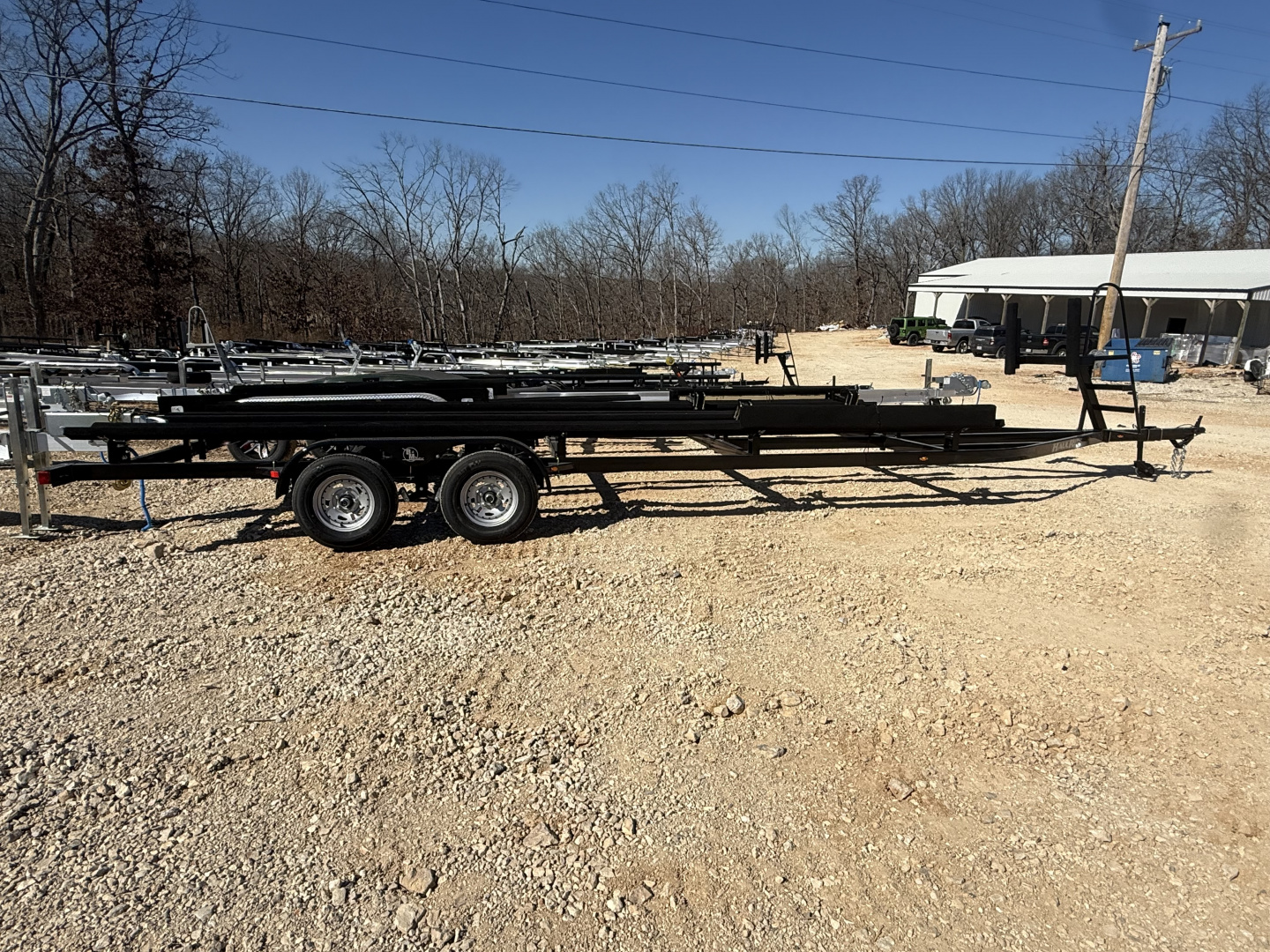 New 2026 Haul-Rite Trailers FS25T TriToon Pontoon Boat