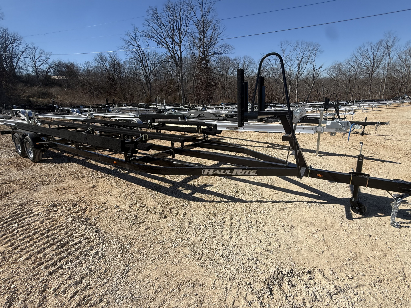 New 2026 Haul-Rite Trailers FS25T TriToon Pontoon Boat