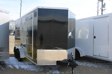 New 2023 RC Trailers 7X14 DD WITH 7' INTERIOR HEIGHT STOCK ID 6148 Cargo / Enclosed Trailer