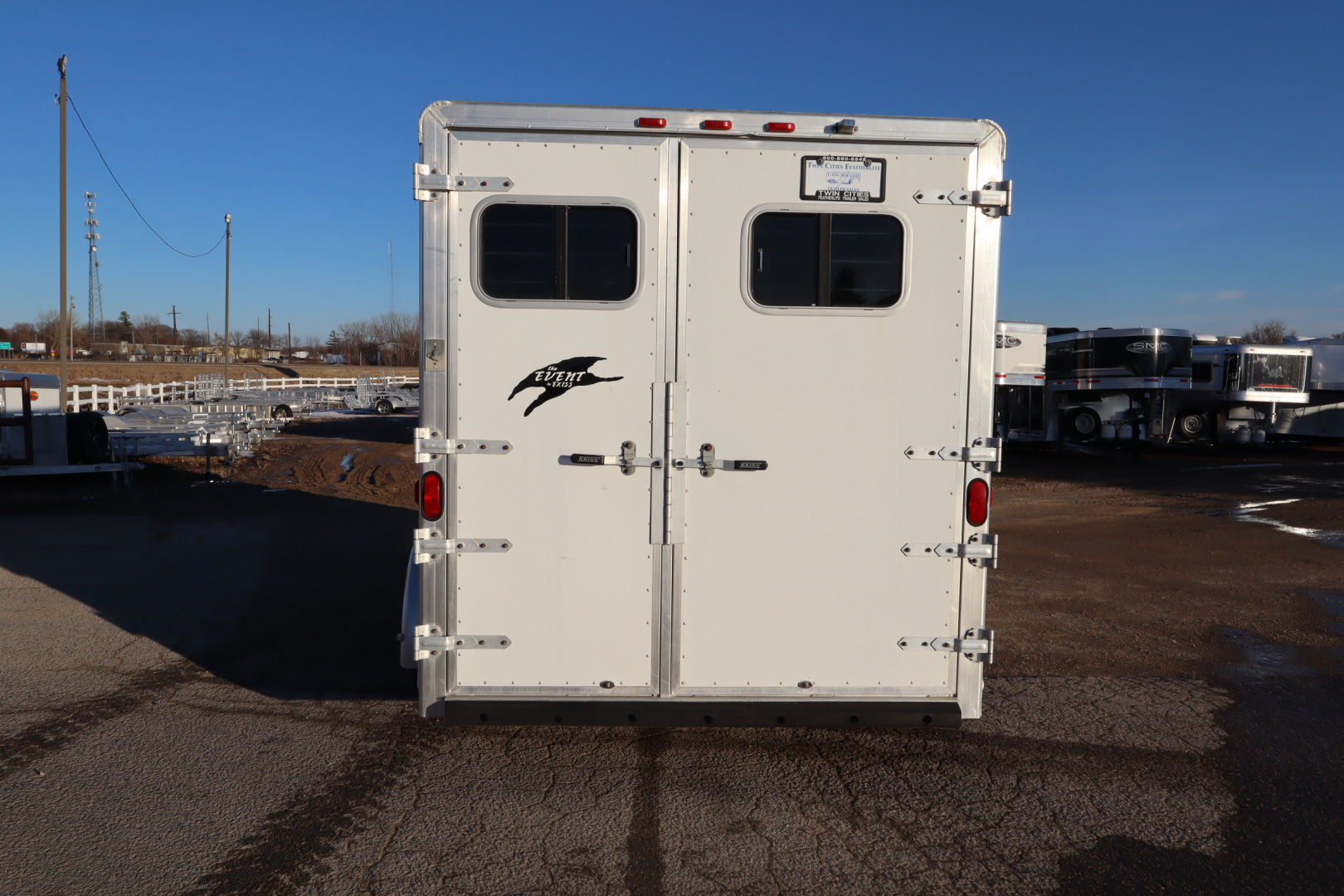 Used 2001 Exiss Trailers 2 Horse BP Trailer