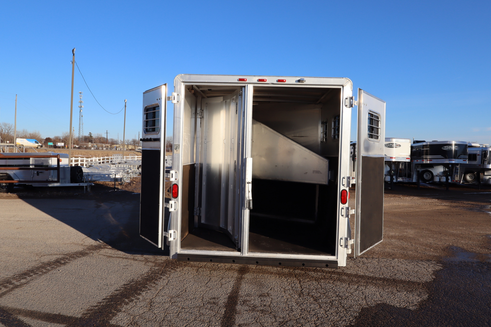 Used 2001 Exiss Trailers 2 Horse BP Trailer