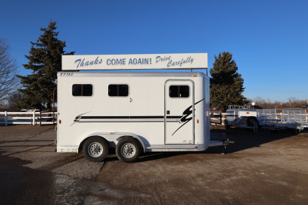 Used 2001 Exiss Trailers 2 Horse BP Trailer